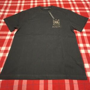 AMIRI Charcoal Short Sleeve Tee